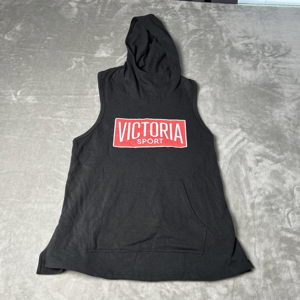 VICTORIA SPORT Gray HOODIE SWEATSHIRT WOMENS SIZE S/P
